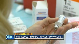 CDC reminds public to get flu vaccines