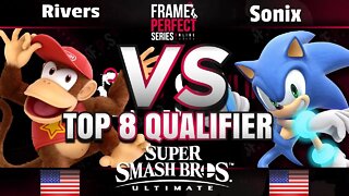 FPS3 Online Top 8 Qualifier - Rivers (Diddy Kong) vs. Bandits | Sonix (Sonic) - Smash Ultimate