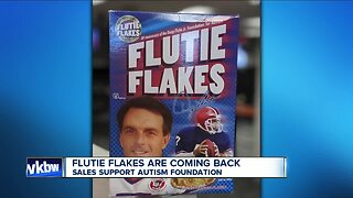 Ed eats 10-year-old Flutie Flakes