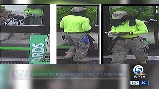 Man wanted for using stolen credit cards in Palm Beach County