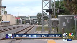 West Palm Beach says train quiet zones still 4-6 months away