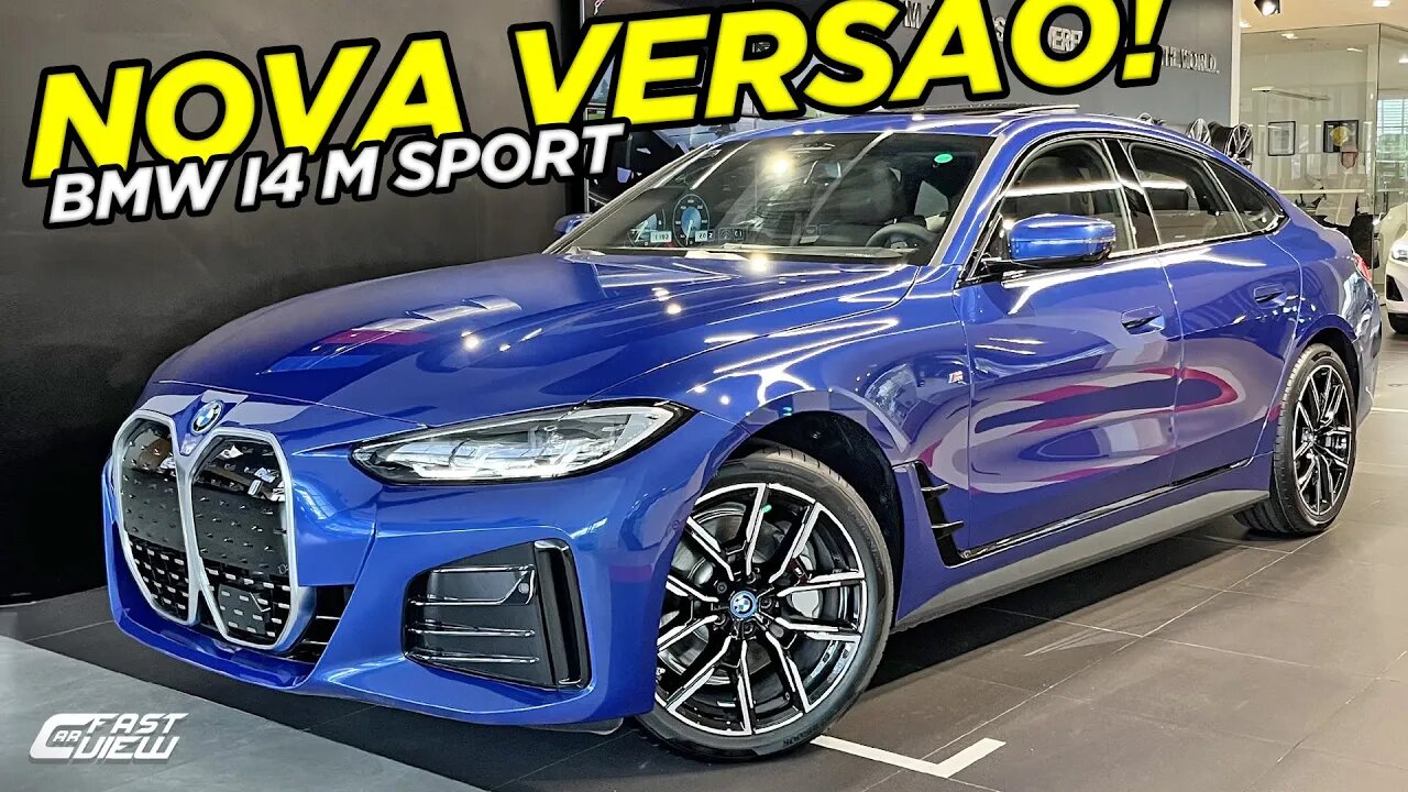 NOVO BMW I4 eDRIVE 35 M SPORT 2023 VERSÃO BARATA DO SEDAN ESPORTIVO COM ...