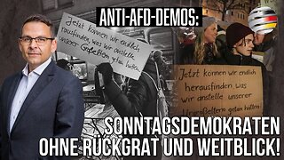 Anti-AfD-Demos: Sonntagsdemokraten ohne Rückgrat und Weitblick.Gerald Grosz@Deutschland Kurier🙈