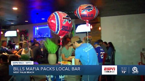 Bills Backers take over West Palm Beach bar