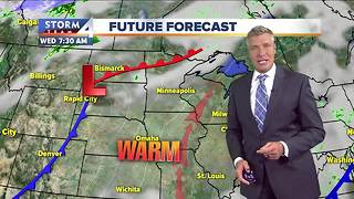 Mostly sunny and mild Tuesday