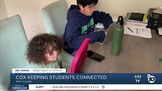 Cox keeping students connected