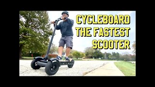 The Cycleboard Rover Is the Fastest Scooter I've Ever Seen!