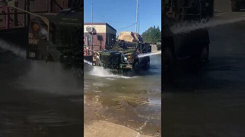 Washing my baby #army #carwash #military #militarylife