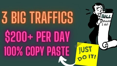 EARN $200 Per Day | Affiliate Marketing | Free Traffic, Affiliate Marketing For Beginners,ClickBank