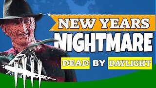 NEW YEARS NIGHTMARE | Dead By Daylight Freddy Gameplay | DBD Nightmare