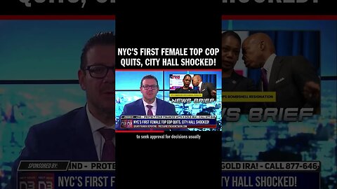 NYC’s First Female Top Cop Quits, City Hall Shocked!