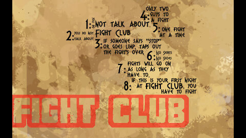 The Rules of Fight Club | The Washington Pundit