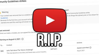 YouTube Deleted One Of My Best Videos