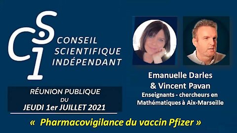 CSI N° 12 - Vincent Pavan & Emmanuelle Darles: Pharmacovigilance du vaccin Pfizer