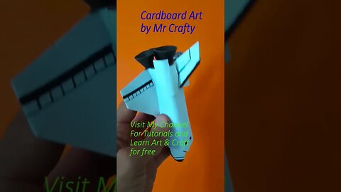 🚀 🚀 Space Shuttle Paper Model DIY with template ❤ Mr Crafty