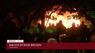 Mayor Byron Brown speaks on violent protests
