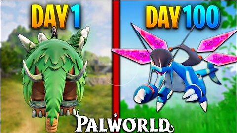 I Spent 100 Days in Palworld to Find Rare Pokemons😱 2024