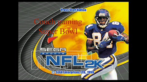 Couch Gaming NFL2K (Dreamcast)