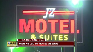 Man killed in motel assault in Detroit