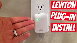 LEVITON PLUG-IN OUTLET DZPA1-2BW - EASY INSTALL WITH SMARTTHINGS HUB!