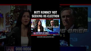 Mitt Romney Not Seeking Re-Election