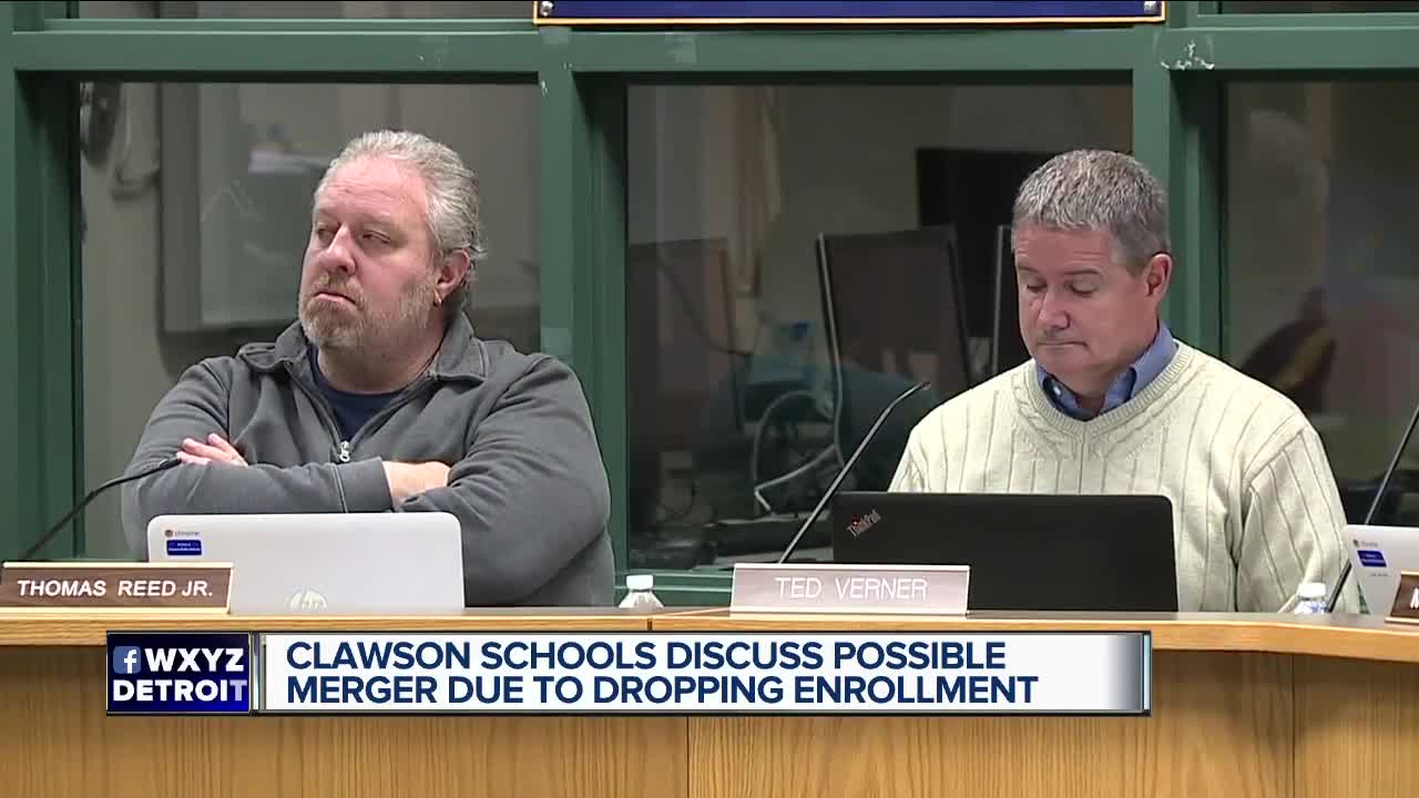 Clawson schools discuss possible merger due to dropping enrollment