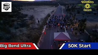 50K Runners Start the Big Bend Ultra Marathon 2023 #trailrunning #bigbendranchstatepark