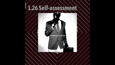 Corporate Cowboys Podcast - 1.26 Self-assessment