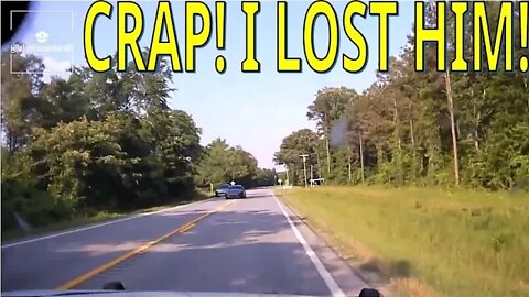 Crap! I lost Him! | Arkansas State Trooper Chases Car but Loses Them On A Dirt Road
