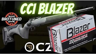 CZ457 LRP - CCI Blazer - Ammo test - 50 Yards