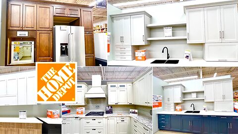 Home Depot * Nice Kitchen Cabinets display 2023