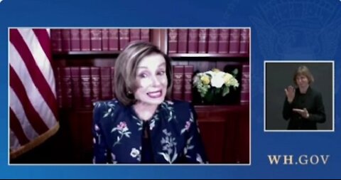 CRINGE: Pelosi says “Open Biden” Instead of “Open Sesame”