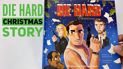 A Die Hard Christmas: The Illustrated Holiday Classic Hardcover Book Unboxing