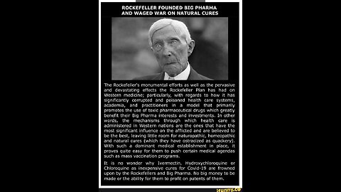 Rockefeller his war against natural cures and the creation of big pharma