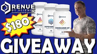 $180 MEGA Energy GIVEAWAY | RENUE by SCIENCE