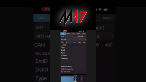 Using M17 on Droidstar