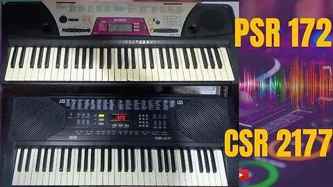 Teclado CSR 2177 🆚 YAMAHA PSR 172