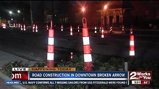 Road construction begins in Broken Arrow