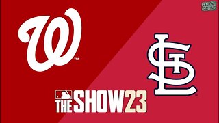 MLB The Show 23 Nationals vs Cardinals Gameplay PS5