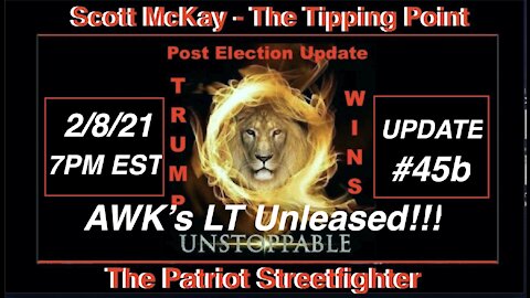 2.8.21 PART II Patriot Streetfighter POST ELECTION UPDATE #45: S. Bowl Halftime Satanic Projection