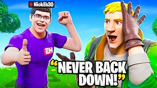 Pretending To Be Nick Eh 30 in Fortnite!