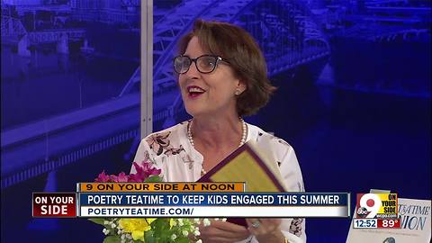 Poetry teatime to keep kids engaged this summer