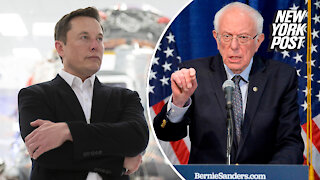 Elon Musk spars with Bernie Sanders over his massive fortune