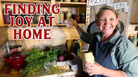 #1 Key To LOVING a Home-centered Life | Essential Mindset for Successful Homesteading!