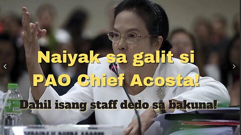 Naiyak si PAO Chief Persida Acosta sa kanilang PressCon