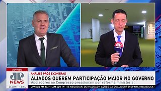 Aliados do Centrão pedem reformulação na equipe ministerial de Lula | PRÓS E CONTRAS