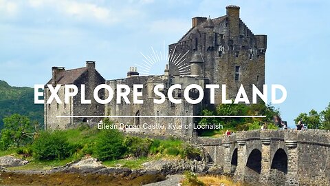 SCOTLAND EILEAN DONAN CASTLE, KYLE OF LOCHALSH #scotland #eileandonancastle #kyleoflochalsh #travel