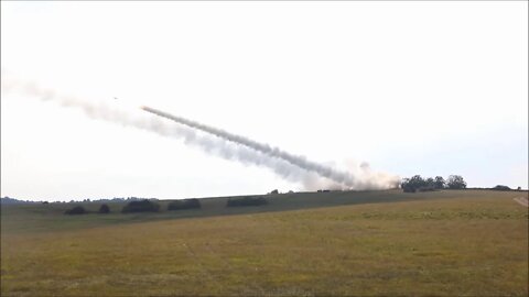 Multiple Launch Rocket System Live-Fire Training - Saber Junction 21