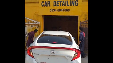 Honda Civic After Complete Car Detailing in Islamabad | cardetailing.pk | car wash & detailing