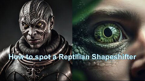 How to Spot a Reptilian Shapeshifter